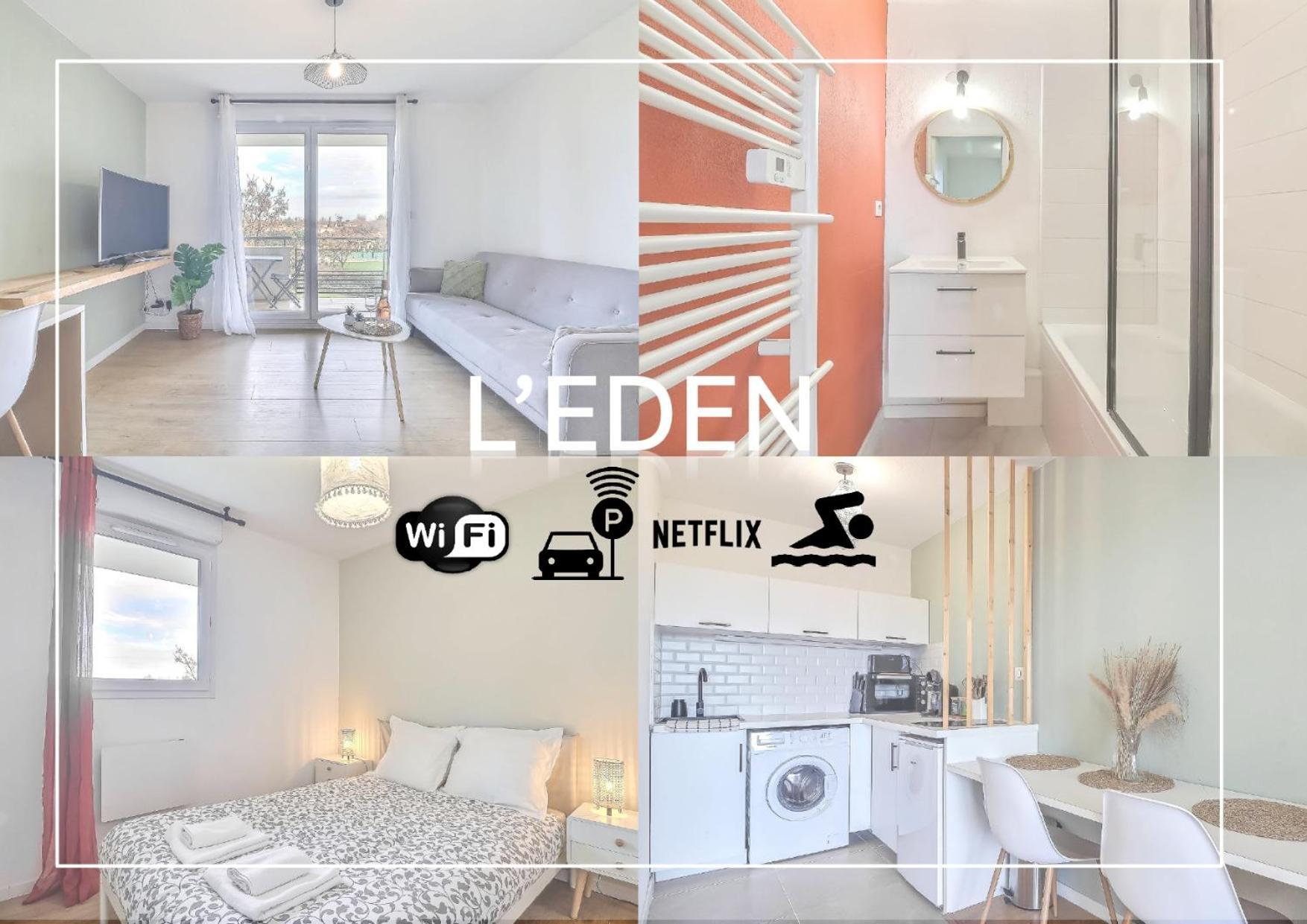 Nouveau - Parking - Piscine - Wifi - L'Eden 亞維農 外观 照片